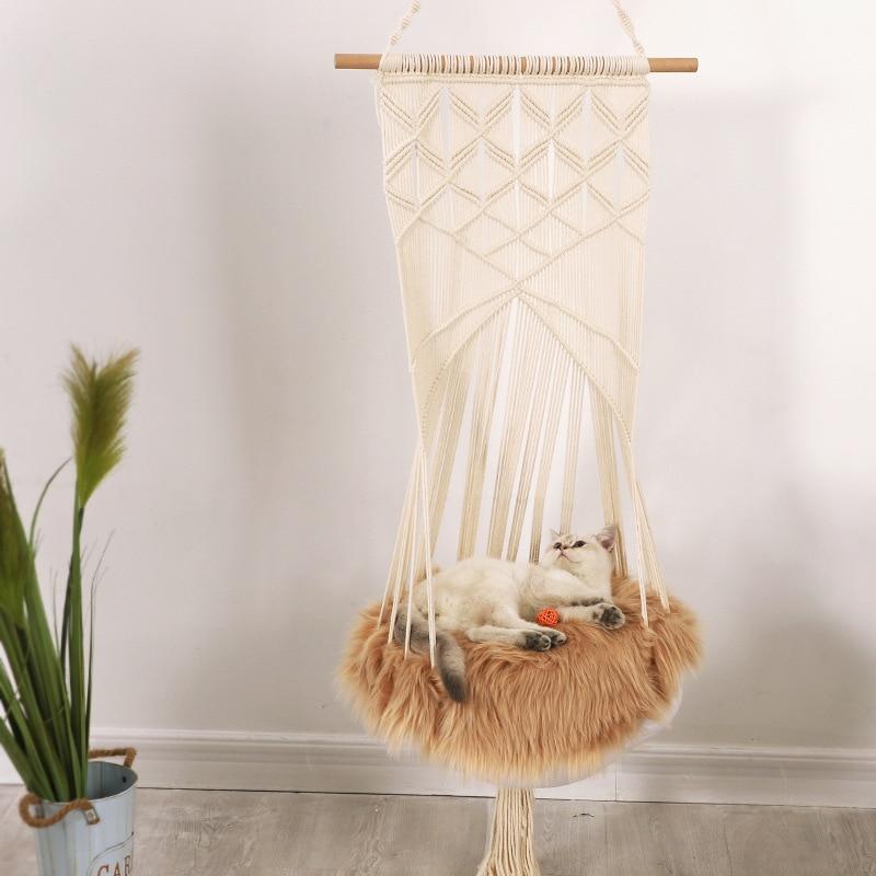 Junips | Macrame Wall Hanging Cat Bed