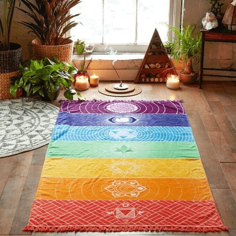 Junips | 7 Chakra Rainbow Yoga Mat
