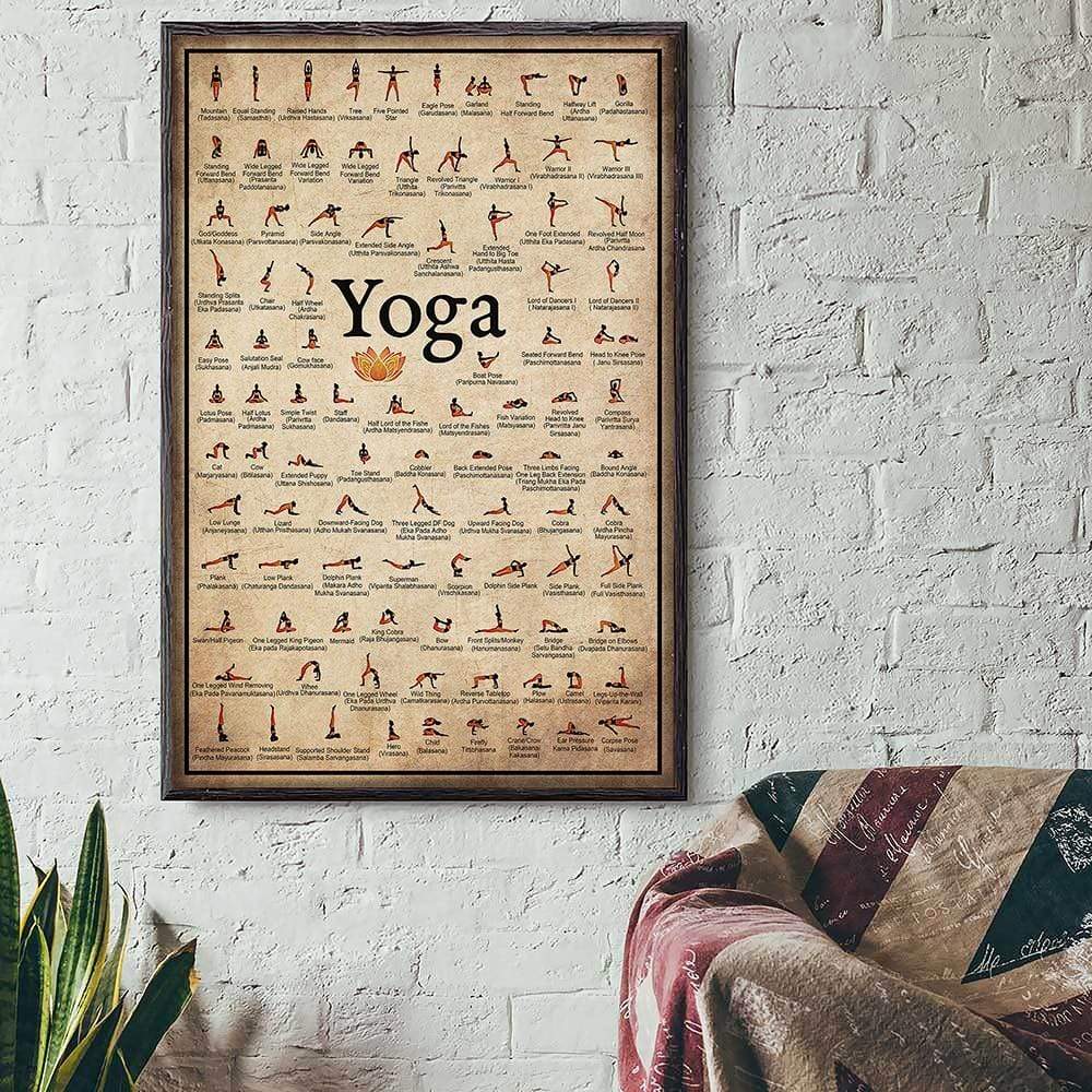 Junips | Yoga Poses Wall Poster