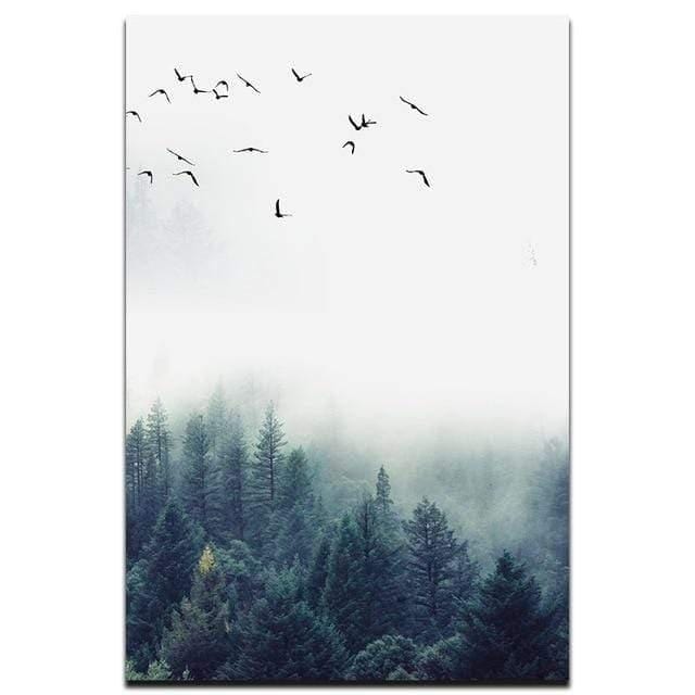 Junips | 3-piece Nordic Forest Landscape Wall Art