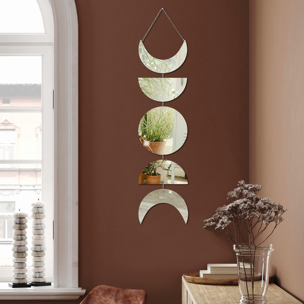 Junips | Moon phases mirror wall hanging