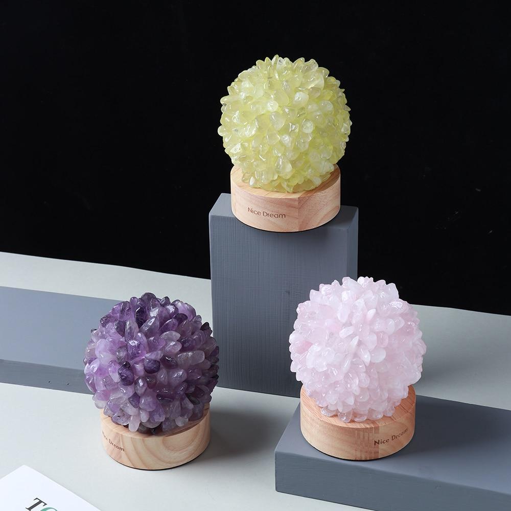 Junips | Aventurine Quartz Crystal Lamp