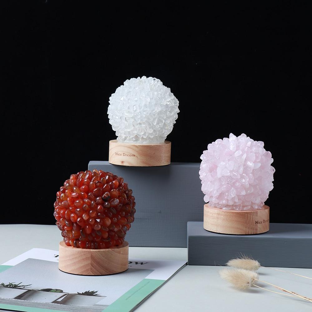 Junips | Aventurine Quartz Crystal Lamp