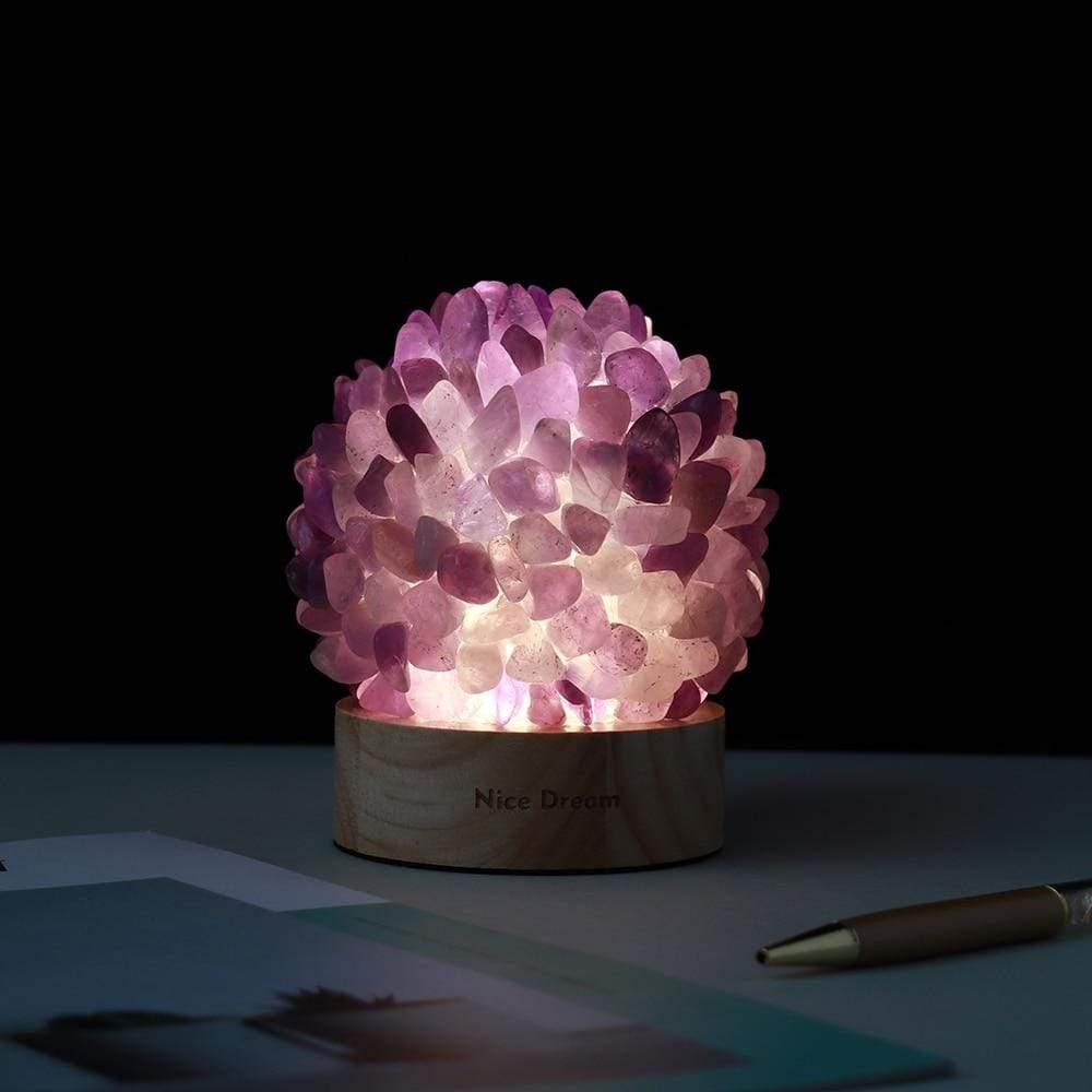 Junips | Aventurine Quartz Crystal Lamp