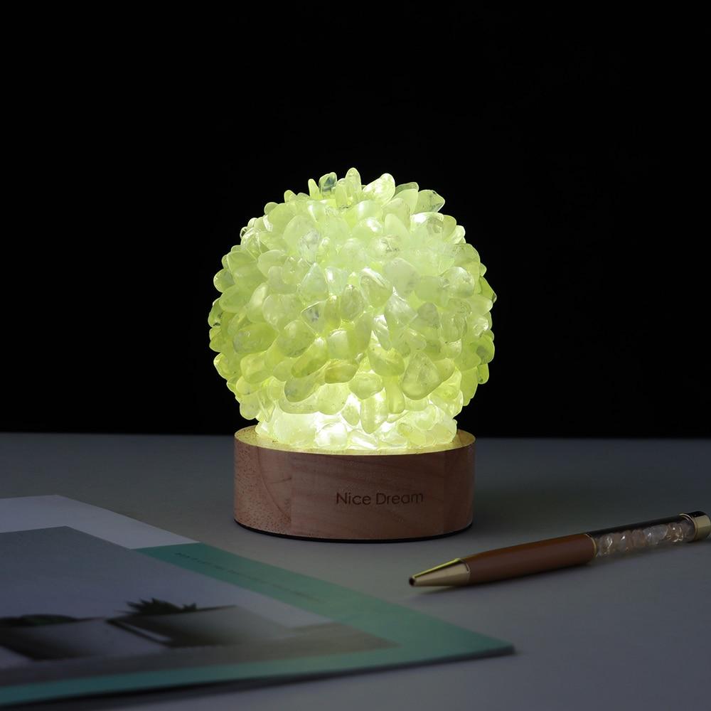 Junips | Aventurine Quartz Crystal Lamp