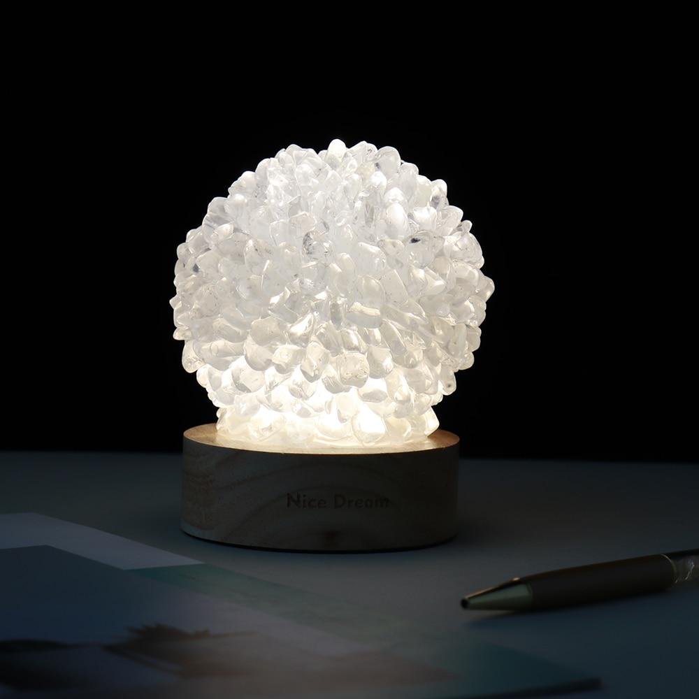 Junips | Aventurine Quartz Crystal Lamp