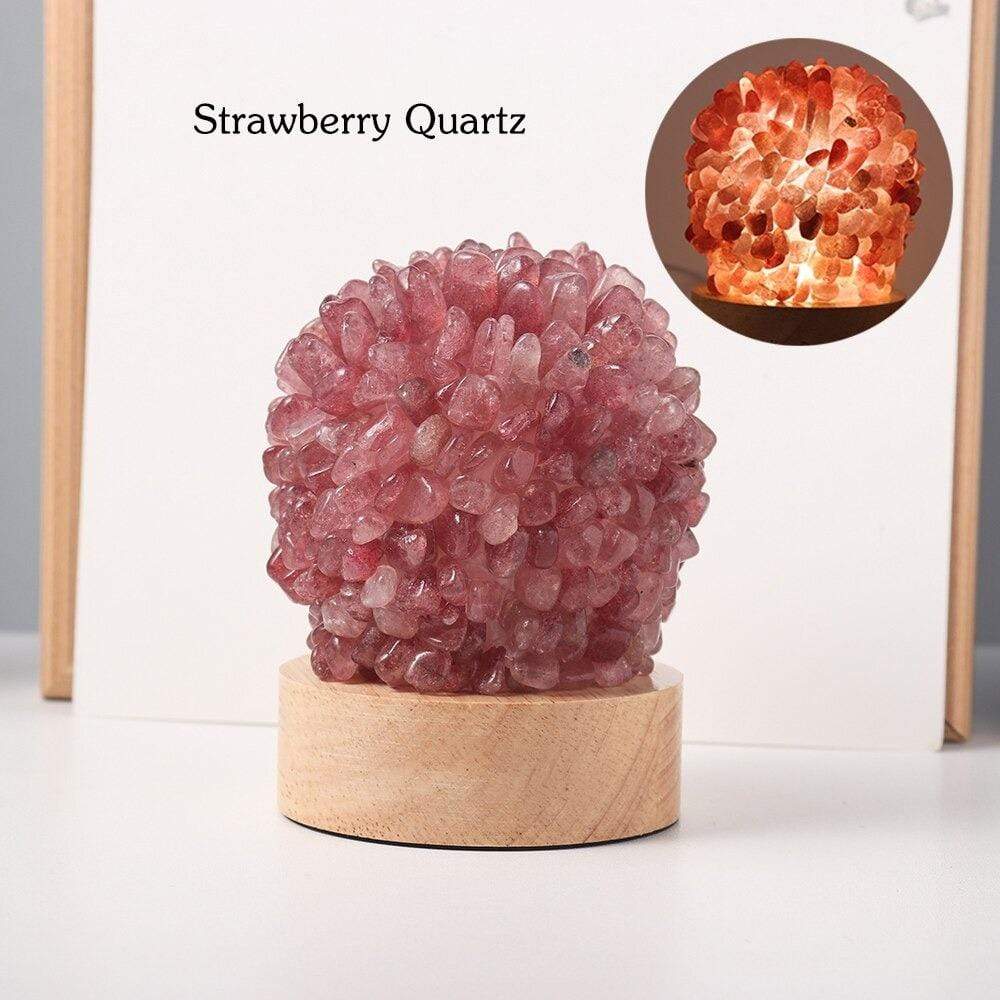 Junips | Aventurine Quartz Crystal Lamp