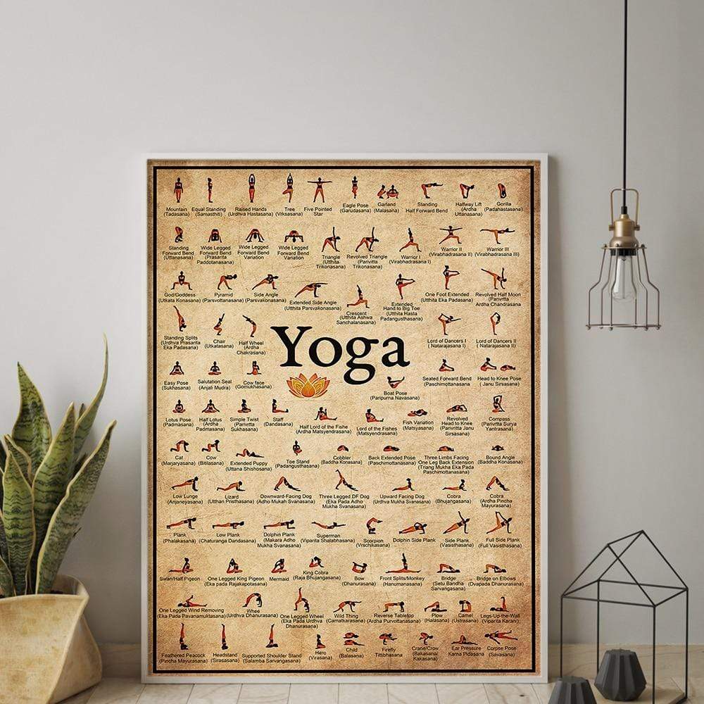 Junips | Yoga Poses Wall Poster