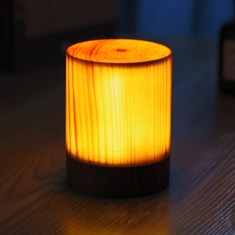 Junips | Table Lamp with Touch Control Wood Finish