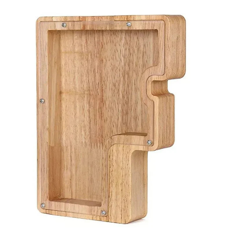 Junips | Wooden Alphabet Letters 'Initial' Piggy Bank