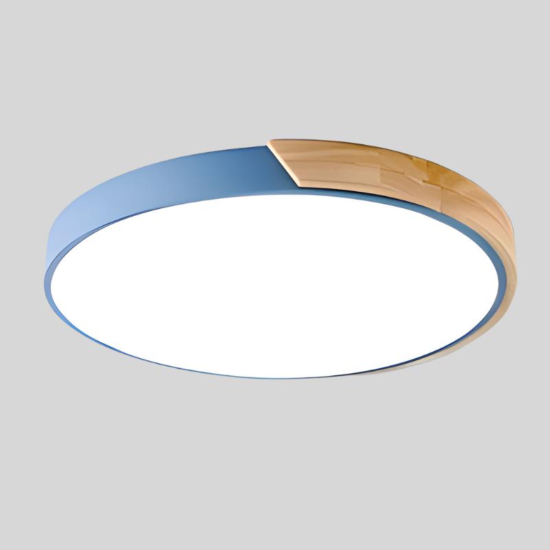 Junips | Wood Macaroon Circular Ceiling Light
