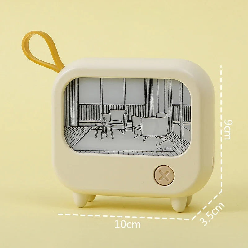 Junips | Mini TV Painting LED Night Light