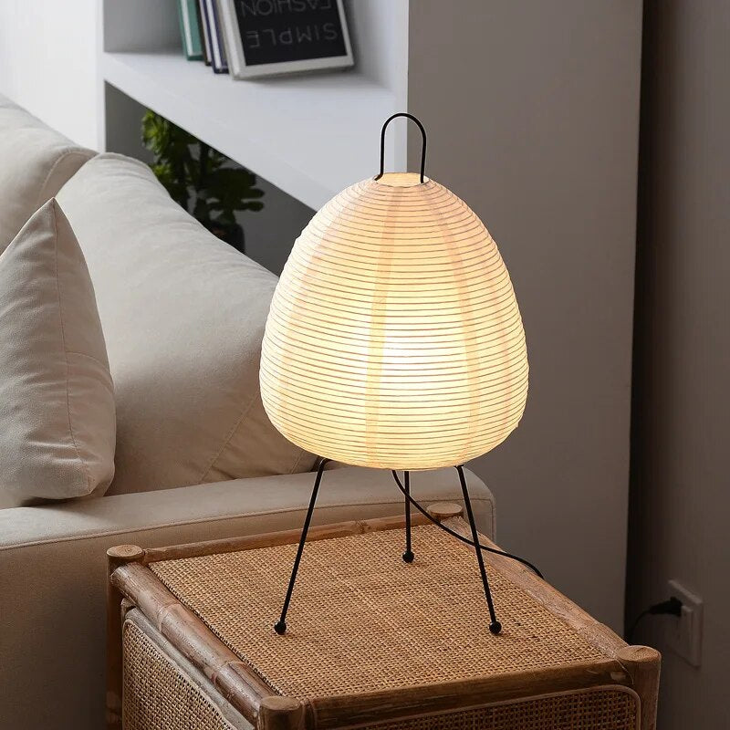 Junips | Table Lamp Paper Shade Japanese Style Light